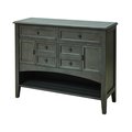 Elk Home Hartford Cabinet - Short Brown 17060